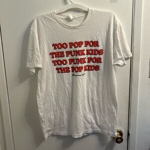 THE SUMMER SET GRAPHIC T “TOO POP FOR THE PUNK KIDS TOO PUNK FOR THE POP KIDS”